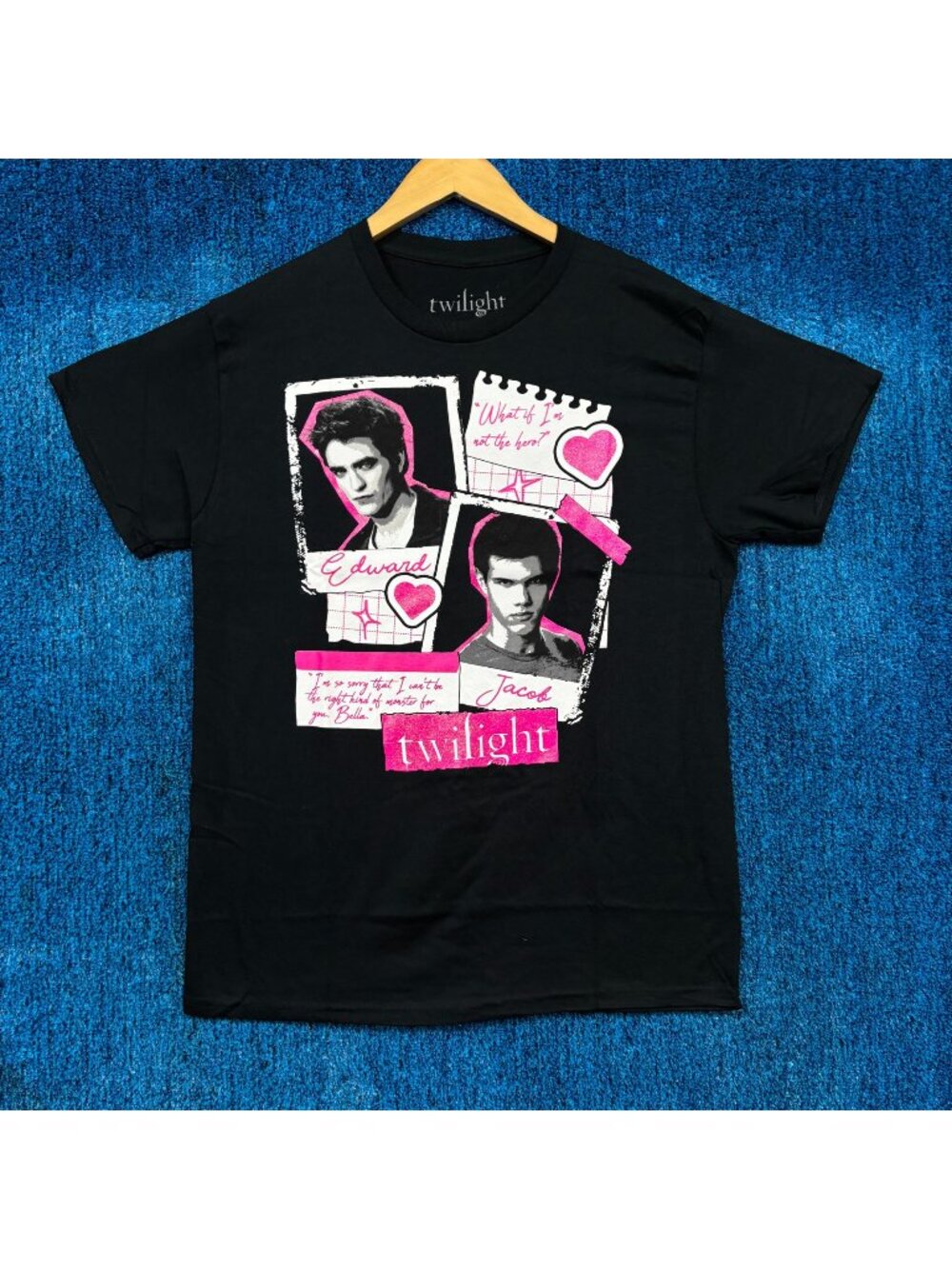 Twilight "Edward and Jacob" Graphic T-Shirt Size Medium